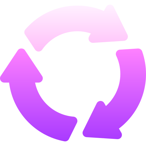 recyceln Basic Gradient Gradient icon