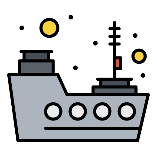 Корабль Flatart Icons Lineal Color иконка