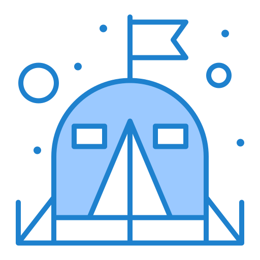 tenda Generic Blue icona