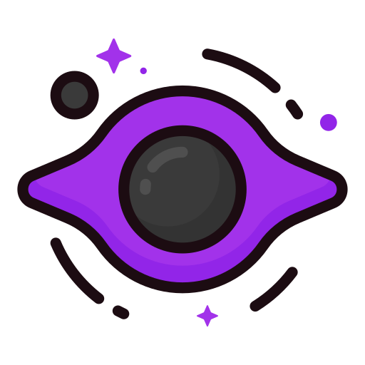 ブラックホール Generic Outline Color icon