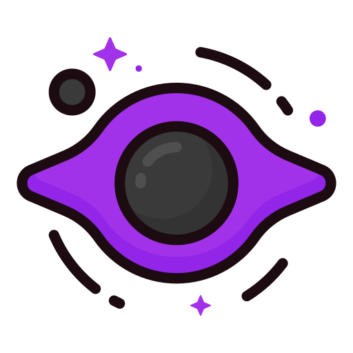 Black hole Generic Outline Color icon