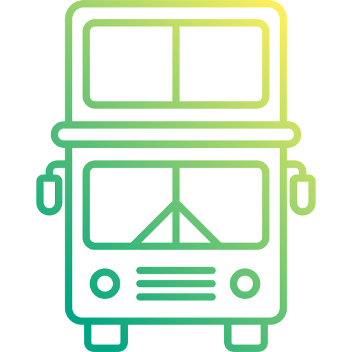 Double decker bus Generic Gradient icon