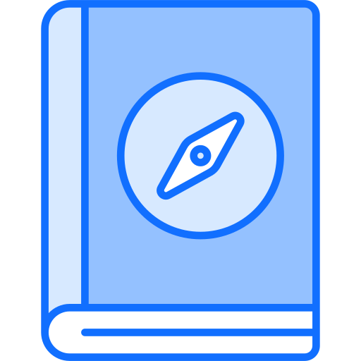 Guide book Generic Blue icon