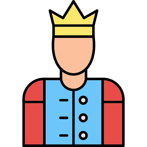 Prince Generic Thin Outline Color icon
