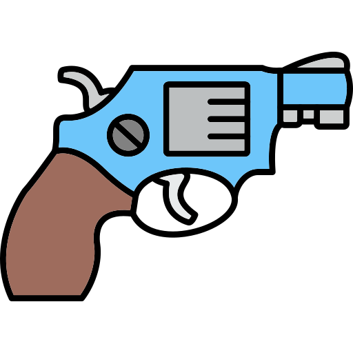 revolver Generic Thin Outline Color icon