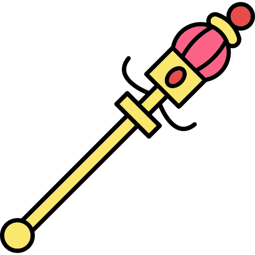 Scepter Generic Thin Outline Color icon