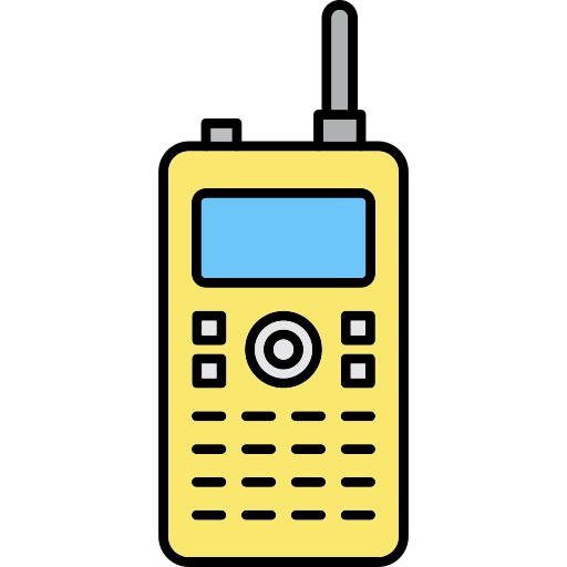 walkie talkie Generic Thin Outline Color Ícone