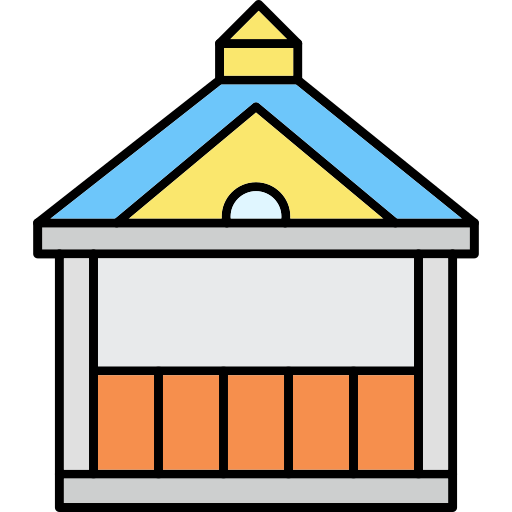 Pavilion Generic Thin Outline Color icon