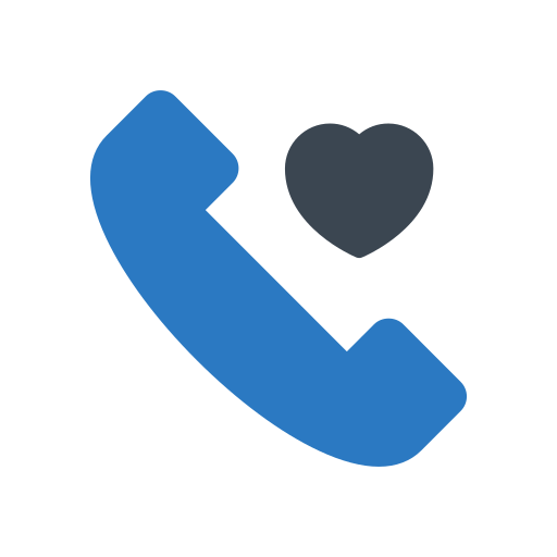 receptor de teléfono Generic Blue icono