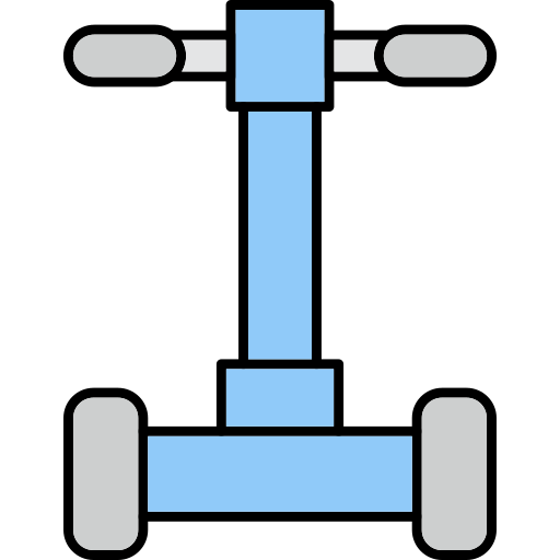 segway Generic Thin Outline Color Ícone