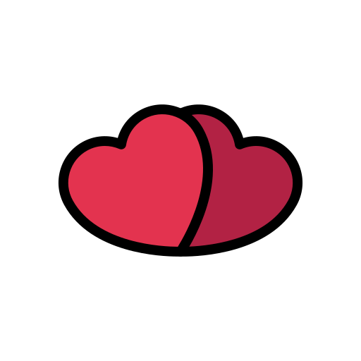 Hearts Vector Stall Lineal Color icon