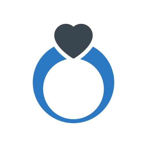 anillo de compromiso Generic Blue icono