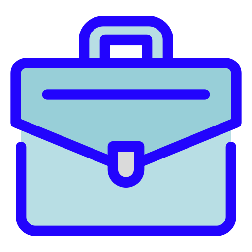 Briefcase Generic Blue icon