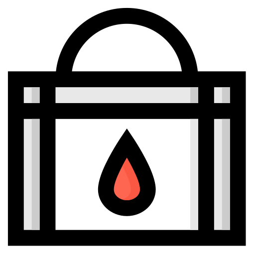 sacco di sangue Generic Outline Color icona