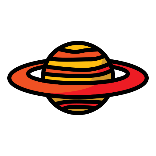 Сатурн Generic Outline Color иконка