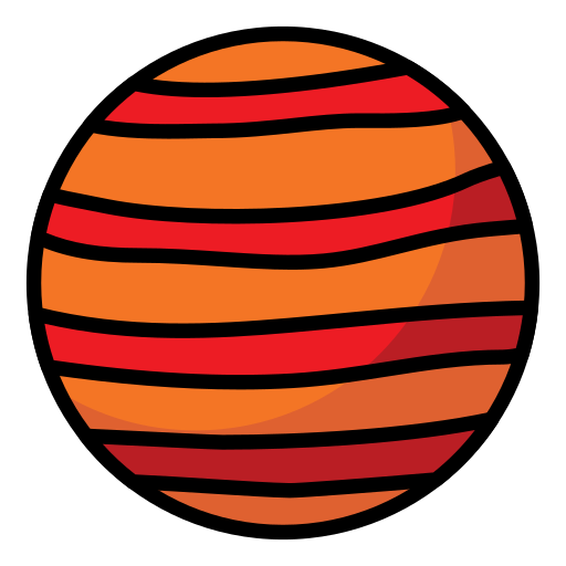 júpiter Generic Outline Color Ícone