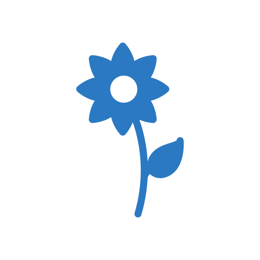 花 Generic Blue icon