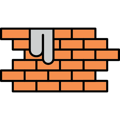 Brickwall Generic Thin Outline Color icon