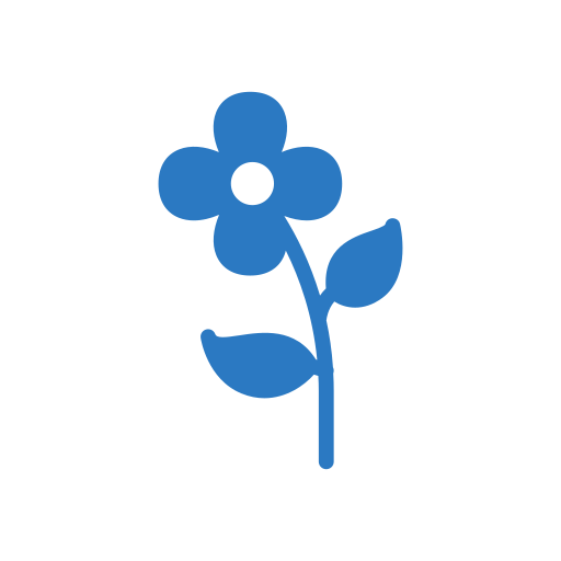 florecer Generic Blue icono