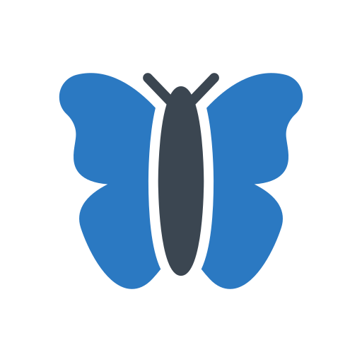 mariposa Generic Blue icono