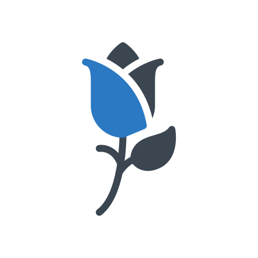 Rose Generic Blue icon