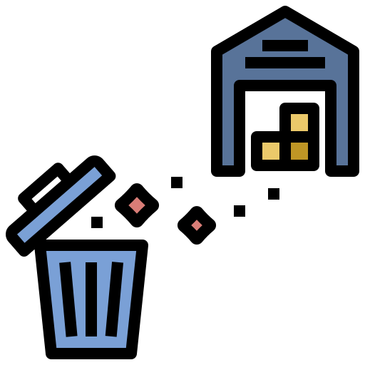 Disposal Generic Outline Color icon