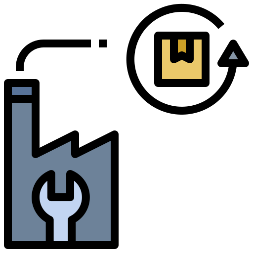 Remanufacturing Generic Outline Color icon