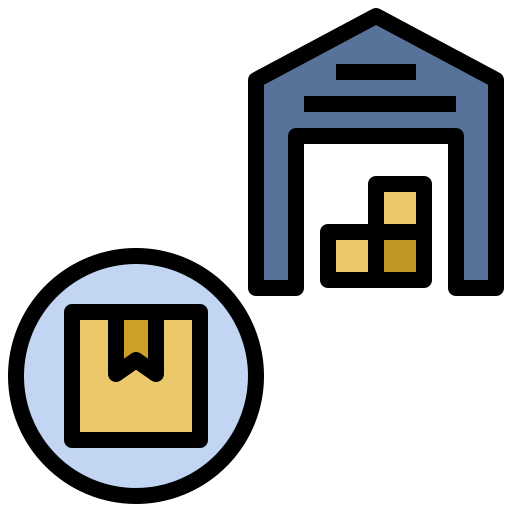 Warehouse Generic Outline Color icon