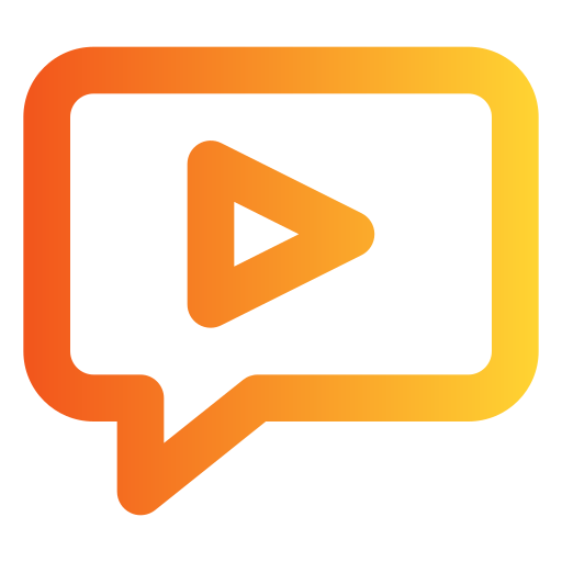 chat de video Generic Gradient icono