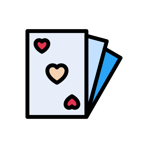 Card game Vector Stall Lineal Color icon