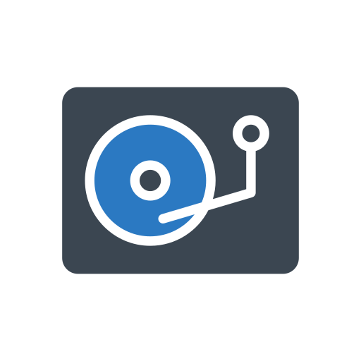 Compact disc Generic Blue icon