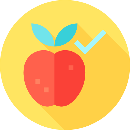 Healthy Flat Circular Flat icon