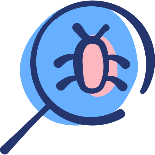 antivirus Basic Hand Drawn Lineal Color icono