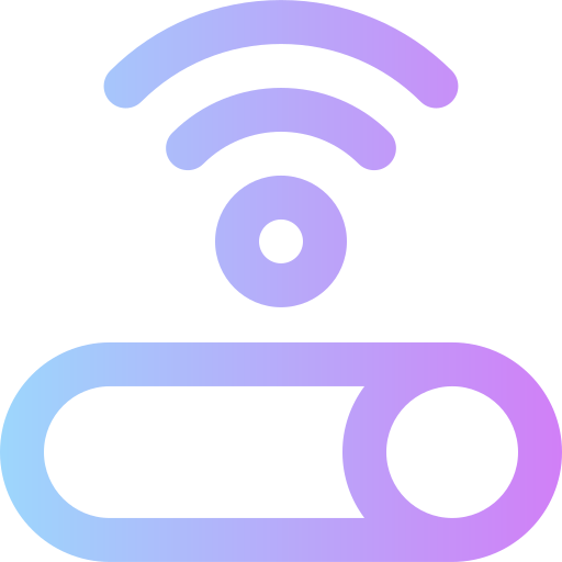 wifi Super Basic Rounded Gradient Icône