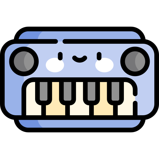 tastatur Kawaii Lineal color icon