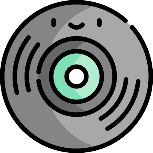 vinyl Kawaii Lineal color icon