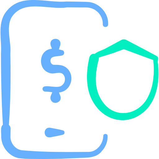 Secure payment Basic Hand Drawn Color icon