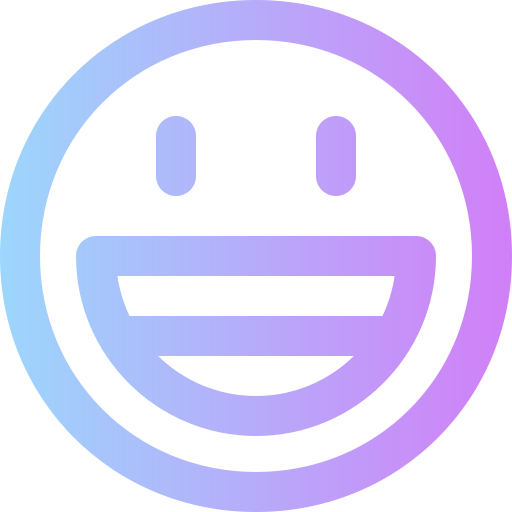 Smile Super Basic Rounded Gradient icon