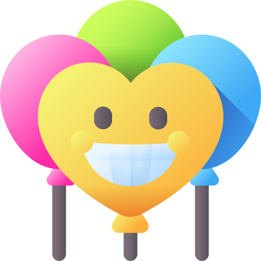 Balloons 3D Color icon