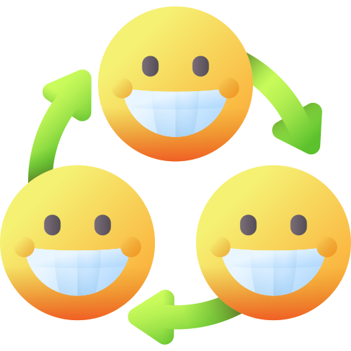 Friend circle 3D Color icon