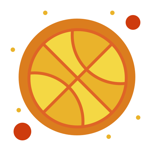Basketball Flatart Icons Solid icon