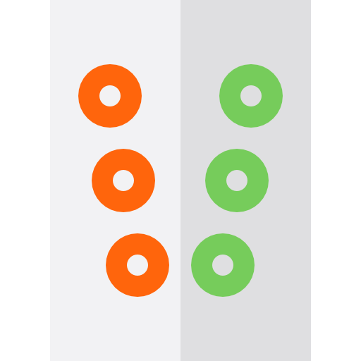 cartas de divergencia Basic Straight Flat icono