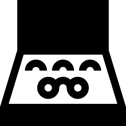lente Basic Straight Filled icono