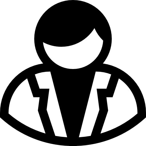 optometrista Basic Straight Filled icono