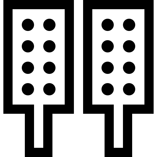 Skiascope Basic Straight Lineal icon