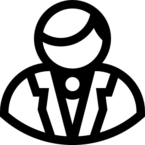 optometrysta Basic Straight Lineal ikona