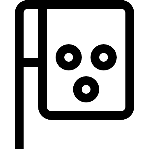foroptero Basic Straight Lineal ikona