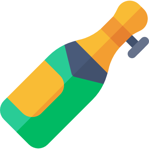 champagner Basic Rounded Flat icon