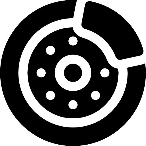 disco del freno Basic Rounded Filled icono