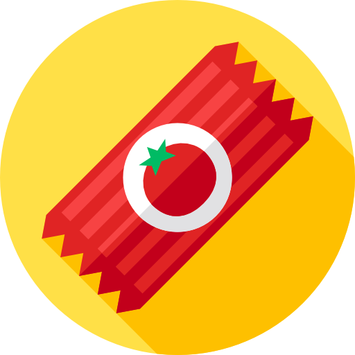 Ketchup Flat Circular Flat icon